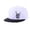 White, variant on Men'S Hats Men's Adjustable Snapback Baseball Cap with Skeleton Hand Embroidery Flat Bill Skateboard Hat for Daily Wear
