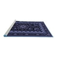 thumbnail image 2 of Ahgly Company Machine Washable Indoor Rectangle Persian Blue Traditional Area Rugs, 6' x 9', 2 of 4