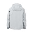 thumbnail image 3 of Sewkxo Rain Jacket Men Quarter Zip Pullover Waterproof Lightweight Windbreaker Hooded Raincoat for Outdoor Hiking Running,Light Gray L, 3 of 4
