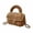 Brown, variant on TrendOFT Woven Shoulder Bags Commute Woven Bag Hand Knit Material Crossbody Shoulder Bag Lightweight Casual Daily Handbag Black One Size
