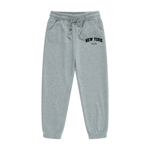 Sweatpant for Girls Joggers High Waist Elastic with Pockets Girls Solid Pants Girlss Athletic Pants Clothes for Girls 10-11 Years