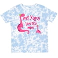 thumbnail image 3 of Inktastic My Yaya Loves Me Granddaughter Dinosaur Girls Toddler T-Shirt, 3 of 5