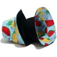 thumbnail image 4 of Bonnet de Pêcheur à Motif Banane à Imprimé Fruits Bonnet Empaquetable Réversible d'Été, 4 of 4