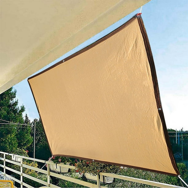 HaoXun 1 Pc Rectangle Sun Shade Sail - 95% Sunshine Protection