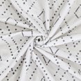 thumbnail image 4 of Mainstays 16-Piece White Diamond Pattern Shower Curtain Bathroom Set – Fabric Curtain with Rug, Hooks, Soap Dispenser & Tray, 4 of 16