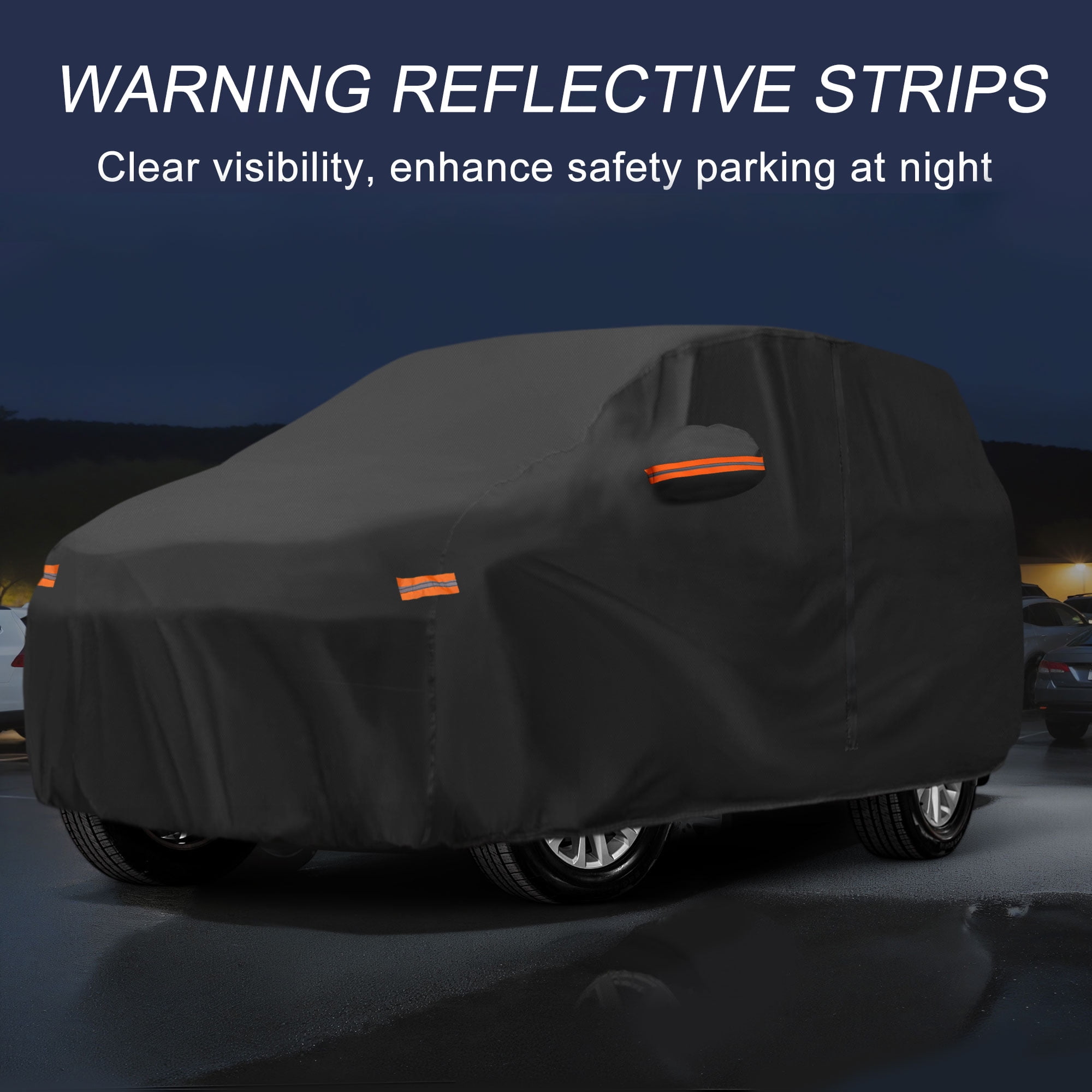 Unique Bargains 210D-PU Car Cover for Toyota Land Cruiser