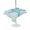 Teal, Aqua, White, variant on Outdoor Tablecloth with Umbrella Hole for Patio/Picnic/Party/Camping, Teal Starfish Waterproof Table Cloth Rectangle Table Cover Washable, Vintage Gray Farmhouse Coastal Summer (60"x 120")