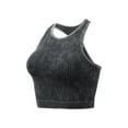 thumbnail image 5 of Sports Bras for Women Knit Comfort Padded Push Up Yoga Bras Seamless Workout Crop tops Bralettes Yoga Bra, 5 of 5