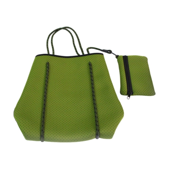 Bolsa de neopreno para mujer con bolsa interior, bolsa de piscina para viajes de vacaciones y fiestas Verde
