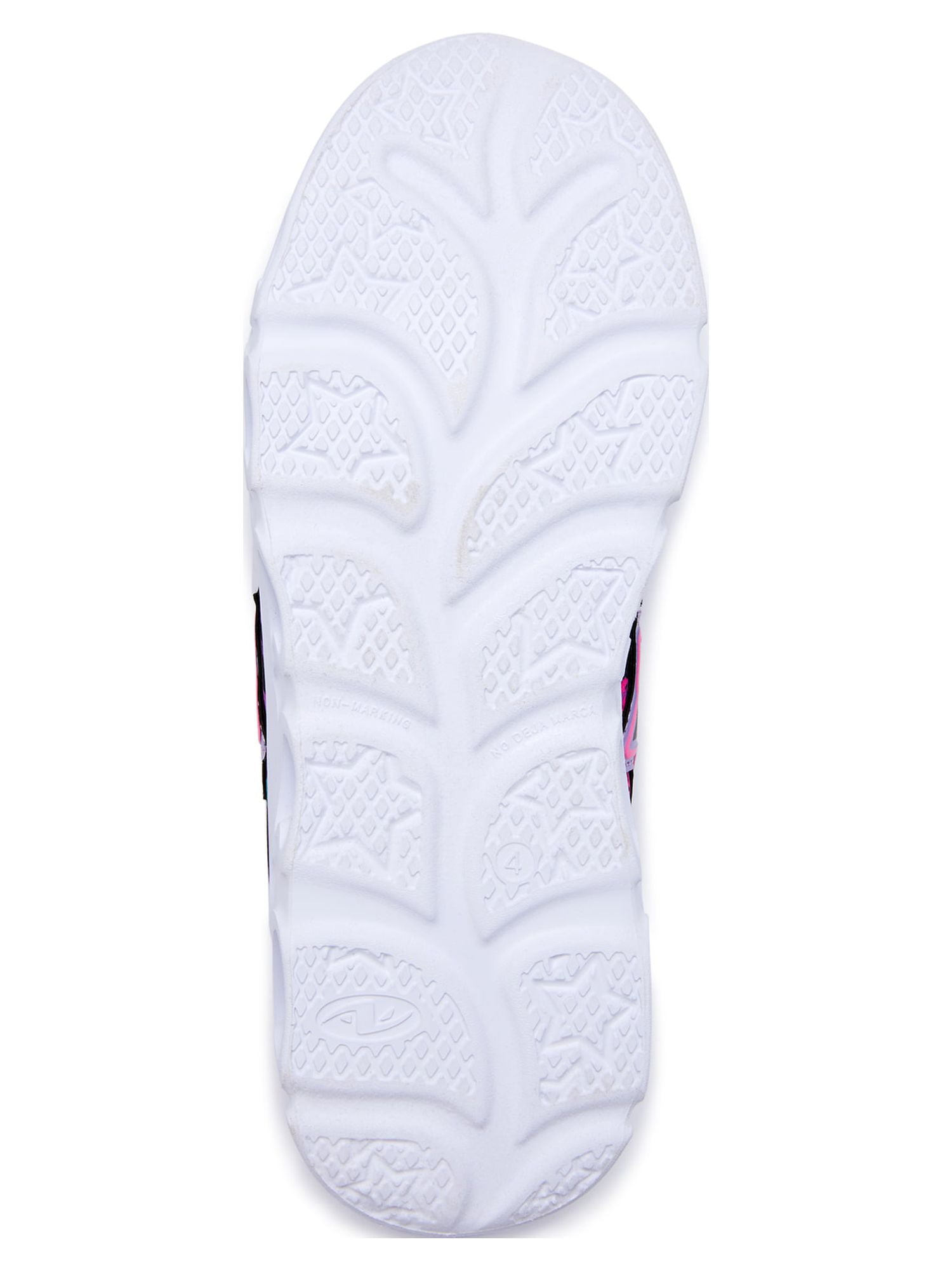Athletic Works Little Girls & Big Girls Light up Athletic Sneaker, Sizes 13-5