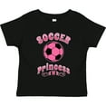 thumbnail image 3 of Inktastic Soccer Princess Girls Toddler T-Shirt, 3 of 5