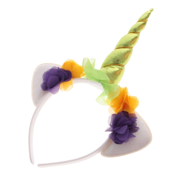 Diadema Unicornio Niños Cuerno Fiesta Cumpleaños Accesorio | Meses Sin