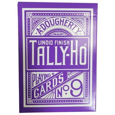 Reverse Circle Purple Deck Tally-Ho Playing Cards Poker Size USPCC Limited Ed. 
