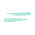 thumbnail image 3 of INSPIRE CHIC Women's 2 Pairs Flat Ribbon Sneaker Canvas Shoelaces Turquoise 80cm/31.5", 3 of 4