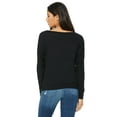 thumbnail image 2 of Ladies' Flowy Long-Sleeve Off Shoulder T-Shirt, 2 of 3