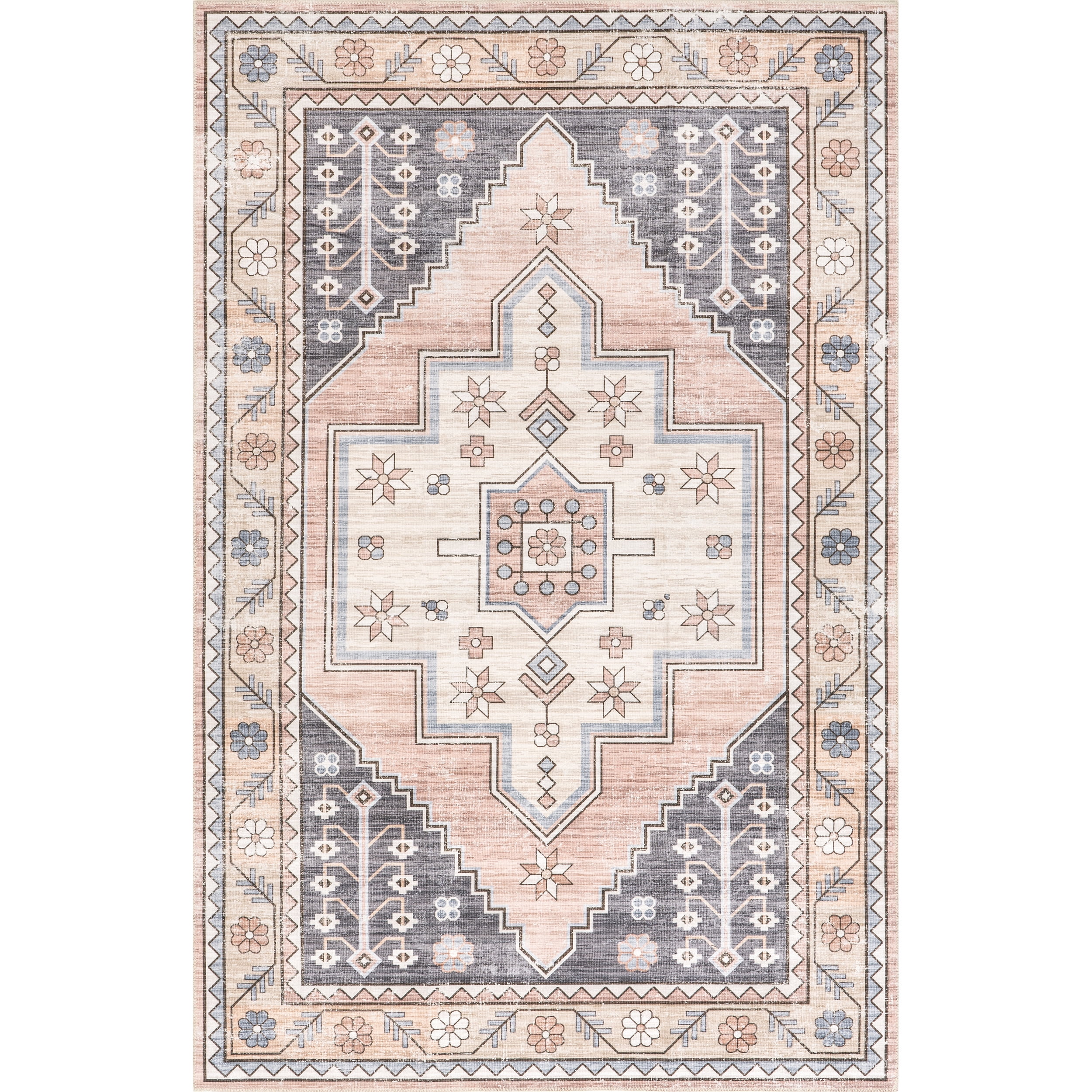 nuLOOM  Area Rug, 8' x 10', Pink