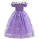 thumbnail image 3 of Disney Princess Rapunzel Navidad Halloween Enredado Disfraz Niños Cumpleaños Encaje Sin Hombros Niñas Sofía Vestir JYF, 3 of 3