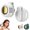 White, variant on c Mini Portable Clip On Fan, Rechargeable Bladeless Personal Fan with 360° Adjustable Airflow, 3-Speed Quiet Clip Fan for Shirt, Waist, Neck, Travel, Office and Outdoor Use