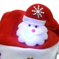 thumbnail image 4 of Billuyoard Sombreros de Navidad LED Light Up Santa Red Hat Flashing Costume Party Cap Niños Regalos de Navidad para niños Decoración de Año Nuevo Kits de decoración para fiestas mayor Billuyoard JJ16827-01, 4 of 6