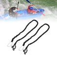 thumbnail image 4 of 2pcs Kayak Paddle Leash, Paddle Board Leash Fishing Lanyard Tool Tether, Stretchable Strap Lanyard Rope with Carabiner for Kayaking Boating Canoeing Fishing Pole Rod 3-6 Feet, 4 of 7