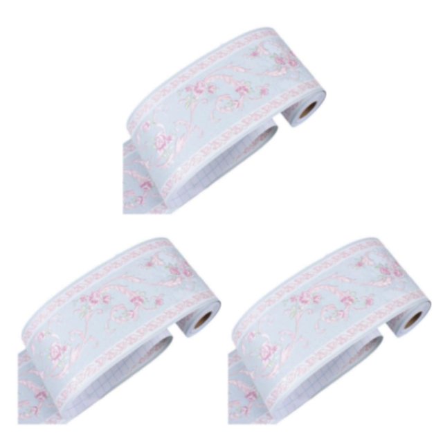 Maytalsory Self Adhesive Kitchen Bathroom Sticker Easy DIY Home Decor Solution DIY Home Decorating Made Easy water blue floret 3Set