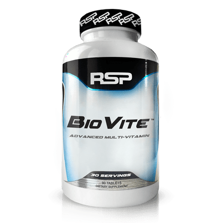 RSP Nutrition, BioVite Advanced Multivitamin, Muscle Recovery, Natural Energy Support & Immune Function, 90