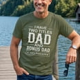 thumbnail image 4 of Jollimate I Have Two Titles Dad and Bonus Dad Shirt, Funny Dad Tee, New Dad Gift, Dad Birthday Gift, 4 of 6