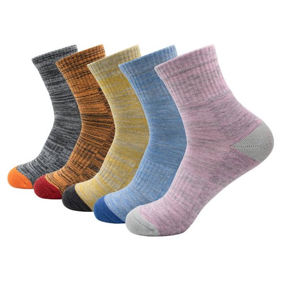5 pairs of basketball socks, Non Skid Ball Socks Anti Slip Non Slip Grip Pads for Football Basketball Sports Grip Socks for men 9-12, Thickened Bottom - Enhanced Foot Support and Sweat Discharge
