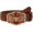 Dark Brown, variant on Western Leather Belt for Men Black Cowboy Buckle Belt for Jeans Country Belt