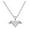 Silver, variant on Dvkptbk Alloy Necklace Vintage Golden Wing Angel Chain Lock Necklace Women's Jewelry