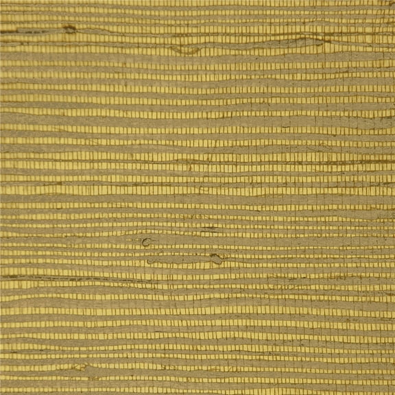 Dundee Deco's Rustic Dark Brown Yellow Jute Natural Grasscloth Wallpaper, Roll 18 Ft X 36 In, 54 Sq Ft