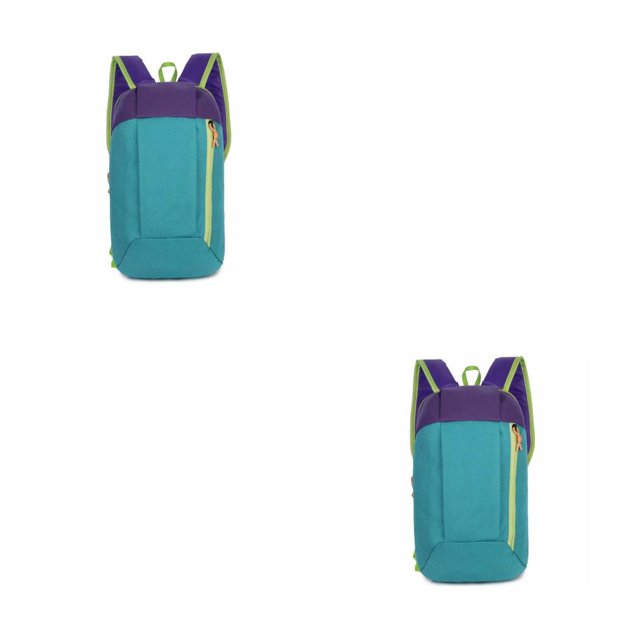 Minnieouse al aire libre ligera para hombres y mujeres, bolsa deportiva Oxford de gran capacidad, para acampar, viajes en la Verde Púrpura 2piezas