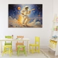 thumbnail image 3 of Stupell Industries Eclectic Space Astronaut Musician Canvas Art, 45 x 30, by Angie Hawke, 3 of 8