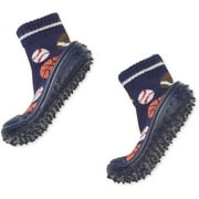 Rubberoos Toddler Boys' Soft Rubber Bottom Shoes