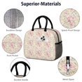 thumbnail image 4 of Womens Pioneer Flower Floral Print Pattern Lunch Box for Work,Insulated Lunch Bag for Women,Loncheras Para Mujer,Leakproof Adult Lunch Bag for Work,Beach,Travel,Picnic,Camping, 4 of 6