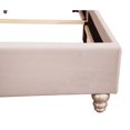 thumbnail image 2 of Inviting Rest - Elegant Beige Upholstered Bed with Plush Feel, 2 of 2