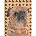 thumbnail image 1 of Carolines Treasures SC9544CHF Brussels Griffon Fall Leaves Flag Canvas House Size, 1 of 4
