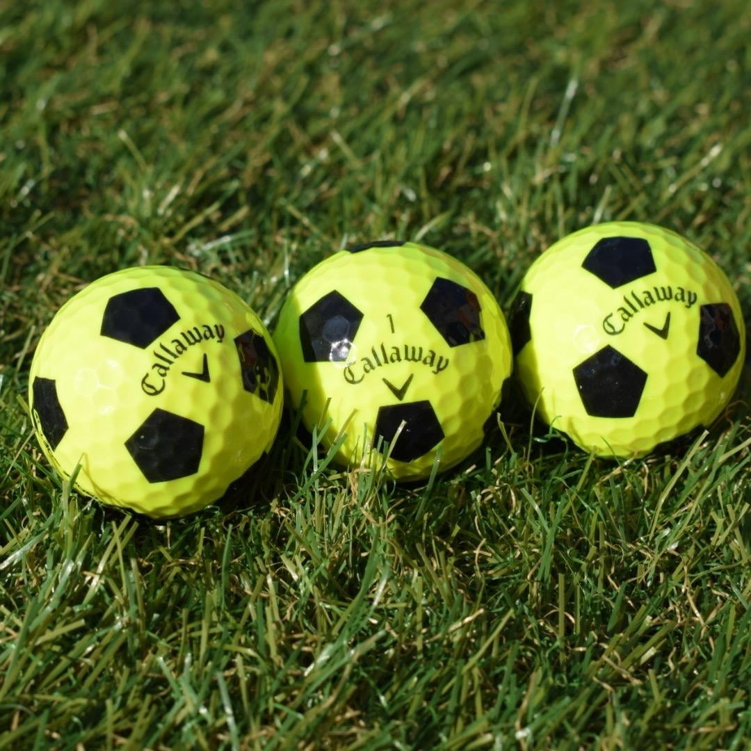 Glorious Golfers Recycled Callaway Chrome Soft Truvis Soccer Ball