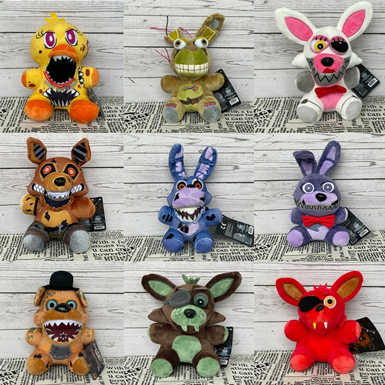 7inch FNAF Freddy's Plush Toy Stuffed & Plush Animals Bear Rabbit Game Fnaf  Birthday Christmas Toys For Kids