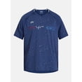 thumbnail image 5 of Athletic Works Men's Reflective Print Soccer Style Performance Shirt, Sizes XS-3XL, 5 of 6