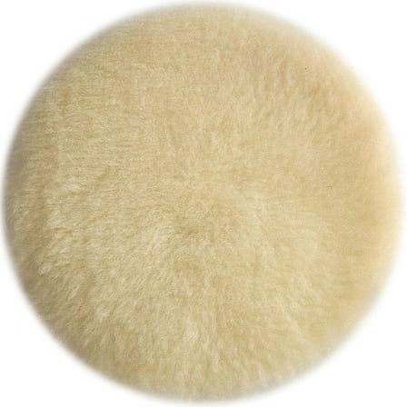 Porter-Cable 18007 6-Inch Diameter Fine Lambs Wool Hook and Loop Polishing Pad