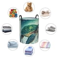 thumbnail image 6 of Kll Watercolor Turtle1 Waterproof Foldable Laundry Hamper Bucket With Handles For Storage Bin,Kids Room,Home Organizer (Medium), 6 of 8