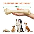 thumbnail image 4 of Pork Chomps Premium Rawhide-Free Baked Pork Skin Knotz for Dogs, 11 Inch, 4 Count, 4 of 8