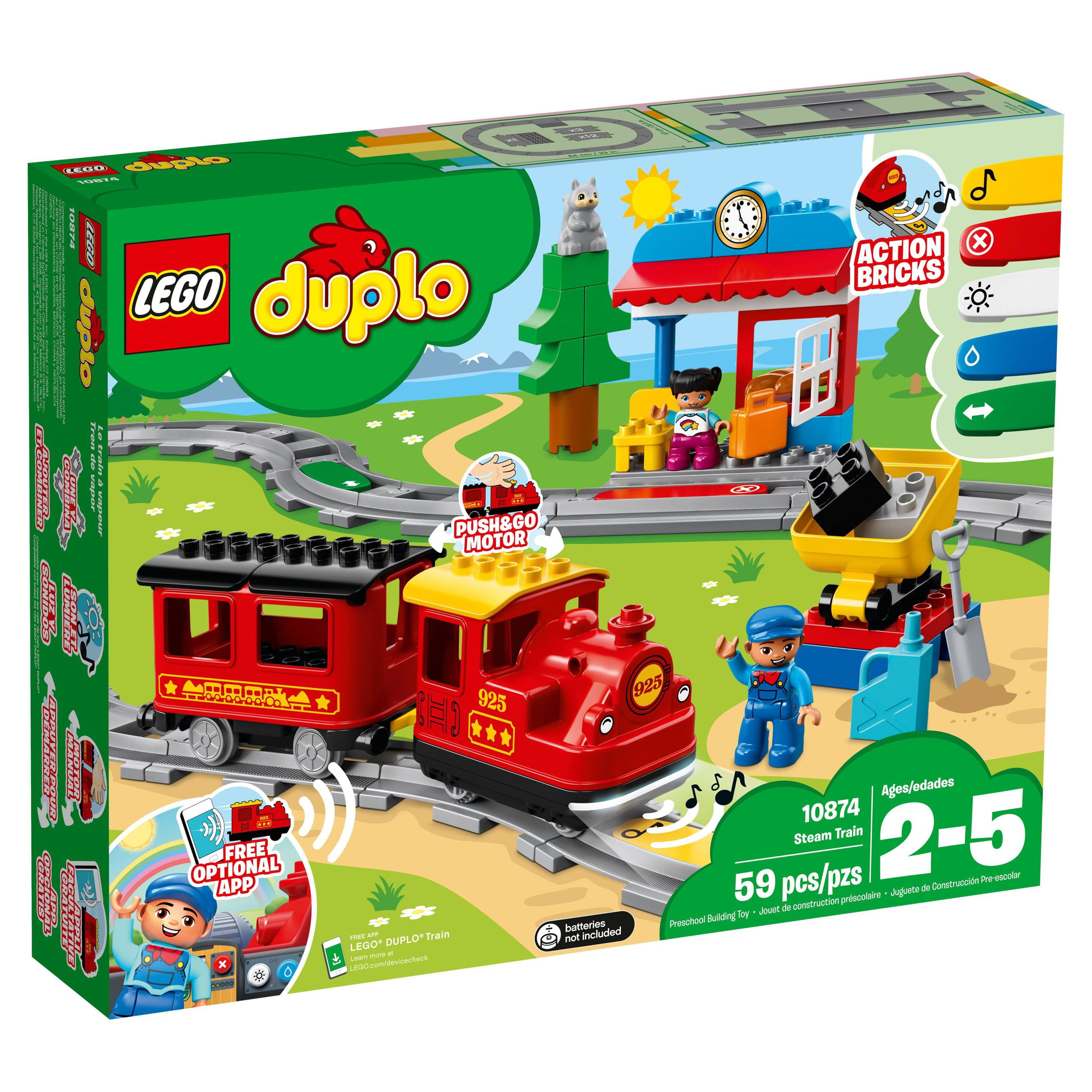 The 2018 LEGO Duplo Steam Train Set 10874! Review and Easy Instructions  Video - Activity Ideas & DIY 