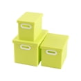 thumbnail image 1 of 3pcs/Set Simulation Storage Box 1:12 Miniature Scale Three-Piece Stacking Design Smooth Edges Safe Play Storage Organizer Dollhouse Accessory, 1 of 8