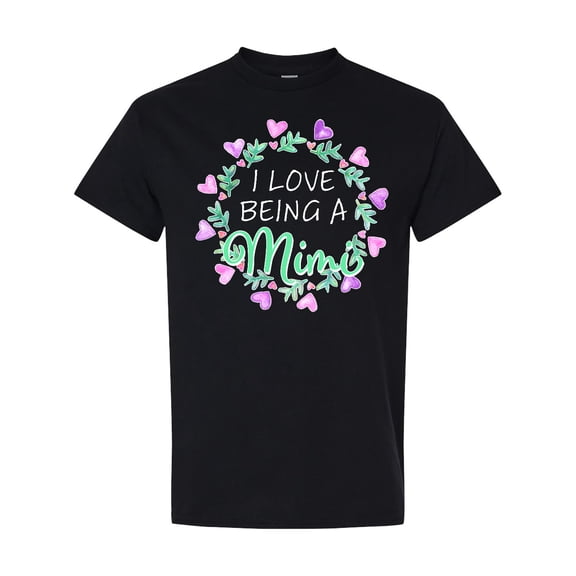 Inktastic I Love Being a Mimi Circle of Hearts T-Shirt