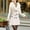 White, variant on Women's Faux Fur Lapel Double Breasted Wool Trench Coat Winter Warm Mid-length Coat Jacket Overcoat with Belt Red 3XL