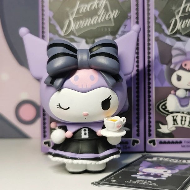 Kuromi Luck Ination Series Mystery Box Sanemergency Mini figura Original caja ciega lindo mantequilla ornamento Kawaii modelo juguetes regaloszhangmengyaB+ zhangmengya unisex