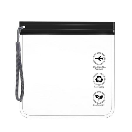 

Leak Proof Travel Zip Pouch With Handle For Liquids Airplane Approved