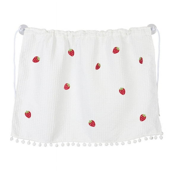 Car Side Window Sun Shade Privacy Curtain for Baby - Blackout UV Protection Car Window Shades with Suction Cup for Back Seat - Cute Auto Camping Windows Screen Shades (Ten strawberries)